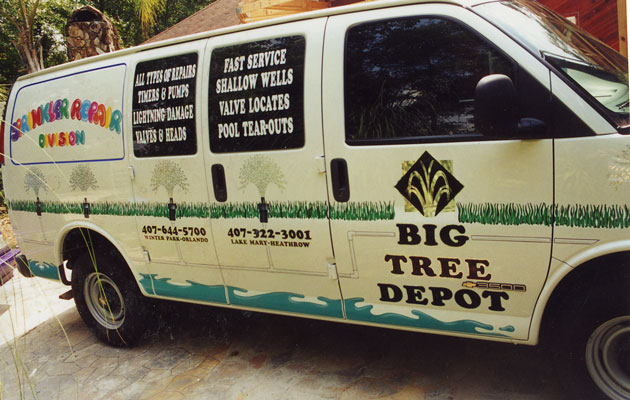 big tree van decals