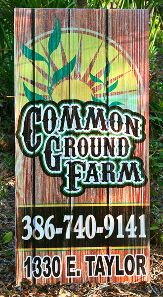 COmmon ground Farm deland florid asign
