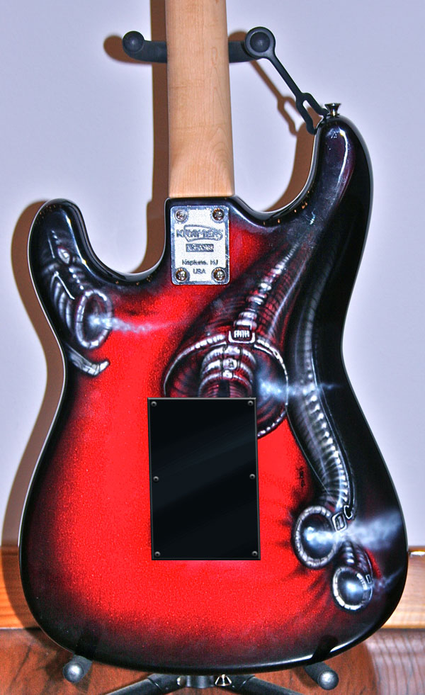 Kramer Giger inspired bio-mech graphic