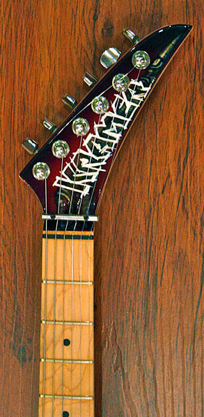 Kramer electric headstock graphic