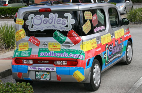 Nissan cube wrap back