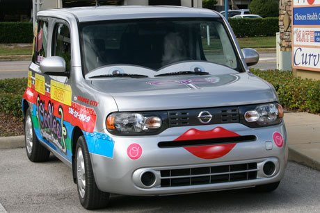Nissan Cube wrap front