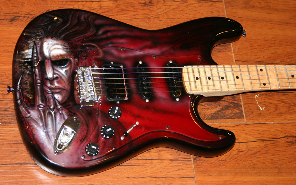 Giger tribute future kill kramer guitar